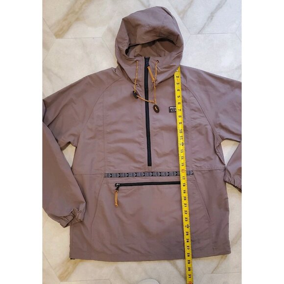 LL Bean Mountain Classic Aztec Anorak Pullover Windbreaker Jacket Hoodie Men’s M - Picture 5 of 7